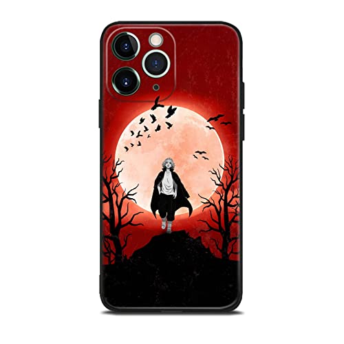 Heminjyjef Japanese Anime Anti-Drop Shell Cover Manga Pattern Non-Slip Protective Cell Phone Case (Mikey Manjiro Sano,For Iphone 14) #TOP11