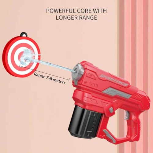 Image of Electric Water Gun: High-Performance Electric Water Gun - 7-8 Meter Shooting Range | Summer Outdoor Battle Toy for Kids & Boys Water Fights - Blue
