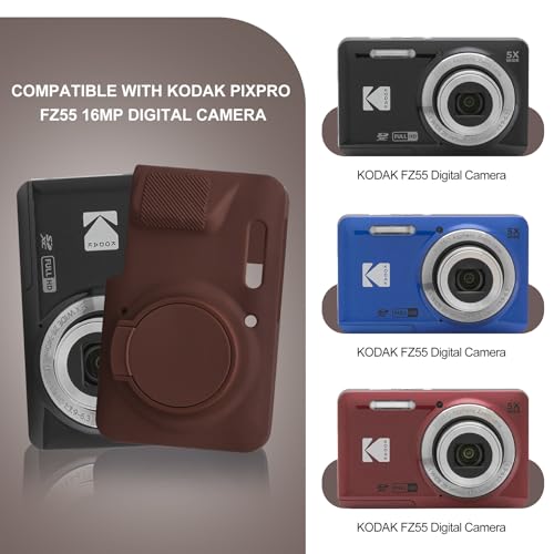 Funda de silicona para cámara Kodak PIXPRO FZ55 16MP miniatura 2