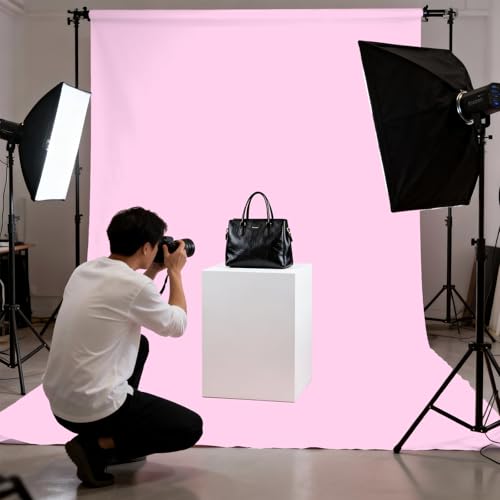 Fondo Rosa para Fotografía 8x10 ft Poliéster miniatura 4