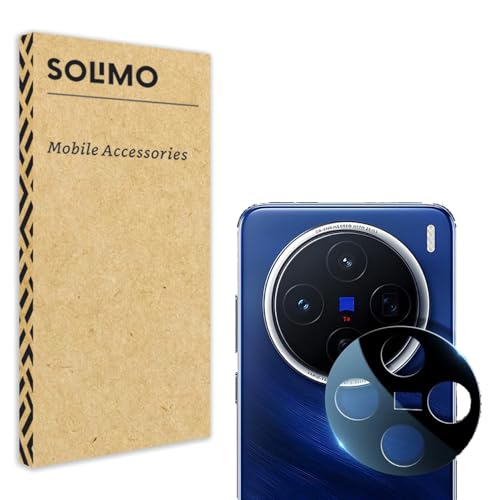 Image of Amazon Brand - Solimo Tempered Glass Camera Lens Protector for Vivo X200 Pro 5G (9H Hardness.Scratch Resistance) with Free Installation Kit Clear