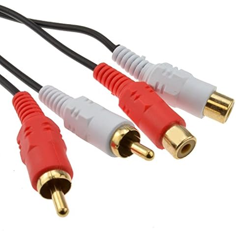 kenable 2m RCA Phono Extension Cable Cover