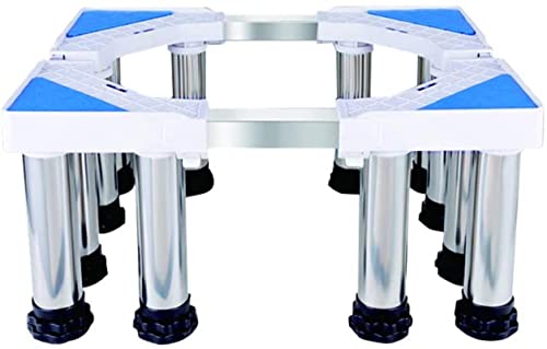 TAXXII Base de Soporte para Lavadora Base de Soporte para Lavadora Resistente Base Ajustable para frigorífico y congelador Largo 40-74 cm Ancho 48-66 cm Soporte de Soporte para frigorífic
