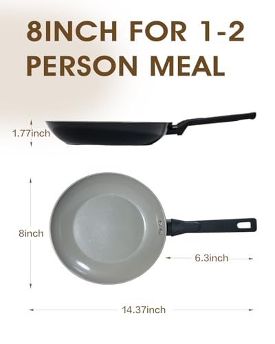 Save $5 on UFIRE 8" Ceramic Nonstick Frying Pan - Code 57VWBBJR