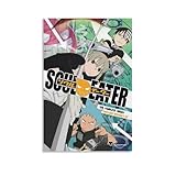 Soul Eater Animation Poster 1 Wall Art Decor Print Picture Paintings for Living Room Bedroom Decoration 08x12inch(20x30cm) Unframe-style