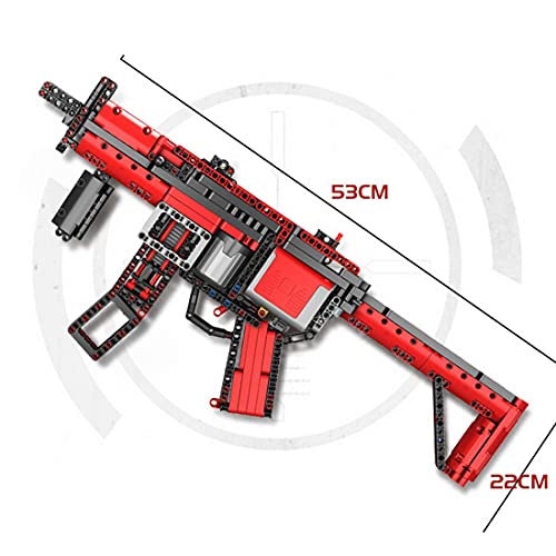 Technik Gewehr Bausteine Kit 791 Klemmbausteine Schießen M1897 Modell mit Geschosse, Kompatibel mit Lego Technic (Q2880) – Bild 7