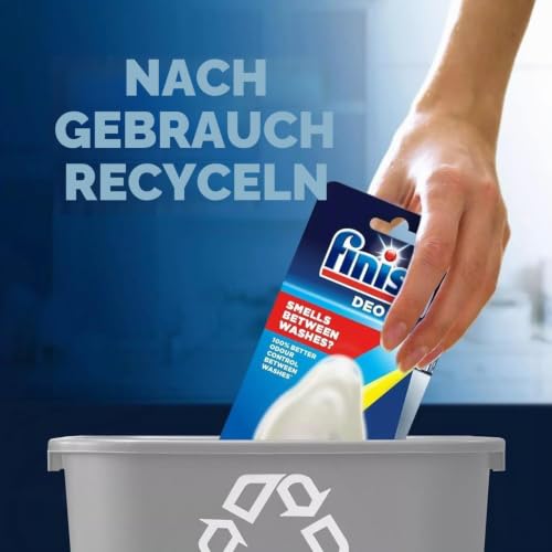 Finish Geschirrspüler-Lufterfrischer mit 5 x Power Action, 120 Waschgänge, Zitrusduft, 5 ml x 2 Stück – Ansicht 5
