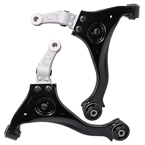 Image of Detroit Axle - Front 8pc Control Arms Kit for 06-10 Hyundai Sonata, 4 Upper & Lower Control Arms 2 Lower Ball Joints 2 Sway Bars Suspension Kit 2006 2007 2008 2009 2010 Replacement