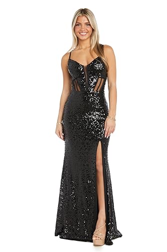 slim fit dress slacks Sequin Corset Draped Strapless Mini Dress main image 1