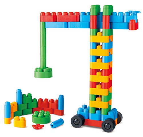 Preisvergleich Produktbild PolyM 760008 Baumeister, Flexible Bausteine, Lernspielzeug, Mehrfarbig
