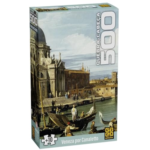 Quebra Cabeças 500 Peças - VENEZA POR CANALETTO - Grow