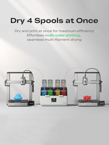 Image of Creality Space Pi X4L Filament Dryer Bundle with Creality Hyper PLA Filament 1.75mm, RFID