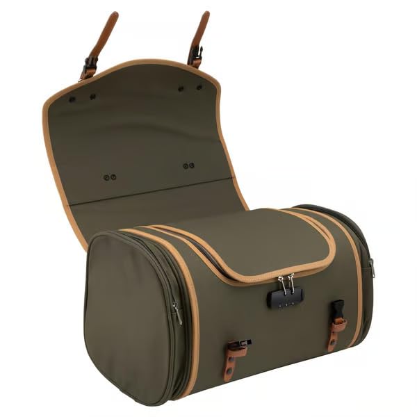 Generico Borsa bauletto valigia SIP CLASSIC 35 LT. verde per portapacchi vespa e lambretta