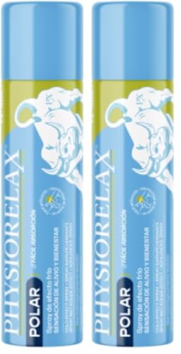 Physiorelax - Polar, Spray Efecto Frío, Sensación Refrescante y Relajante, Contribuye al Descanso tras la Actividad Física Cotidiana, Árnica e Ingredientes Naturales, Formato Fácil de Usar - 150 ml