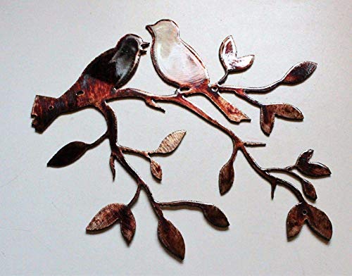 Love Bird Olive Leaf Branch 7 1/2