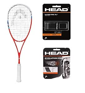 chichan Head Xenon 135 Strung Squash Racquet Strung Paddle Head