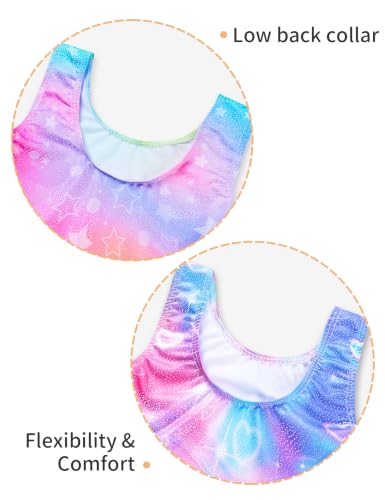 Image of 2 Pack Leotard for Girls Gymnastics Sparkly Sleeveless Unitards
