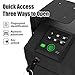 HARDROCK [ 2 Guns Capacity Gun Safe for Pistols, Biometric Wall Mounted Handgun Safe Box for Desk, Bedside,Truck，Drop Down Quick Access Security Safe with Fingerprint Keypad Lock for Home nightstand