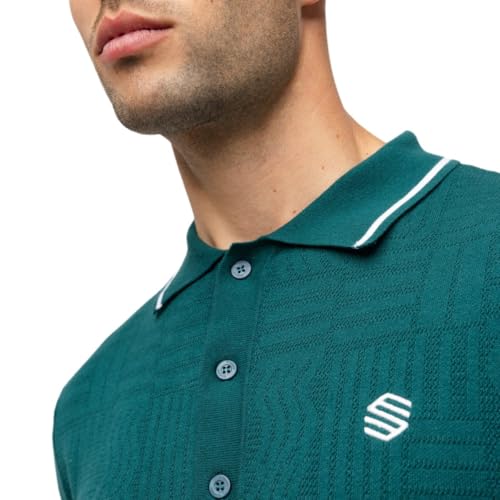 Polo de golf en maille Siroko anti-transpiration manches courtes