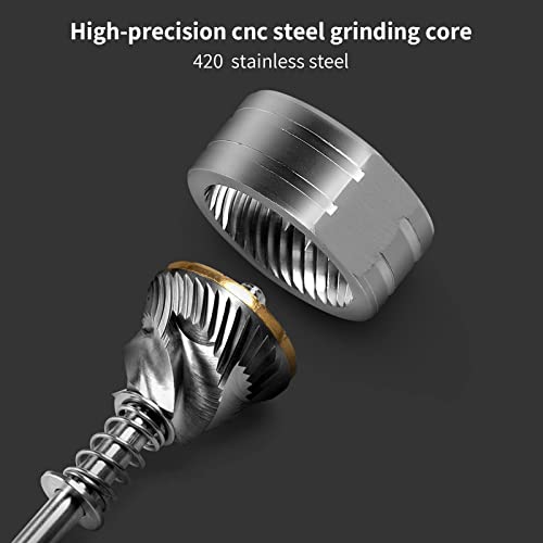 Morefree M6 Manuelle Kaffeemühle mit einstellbaren Grobheitseinstellungen, Handkaffeemühle mit SUS 420 konischer… – Bild 4