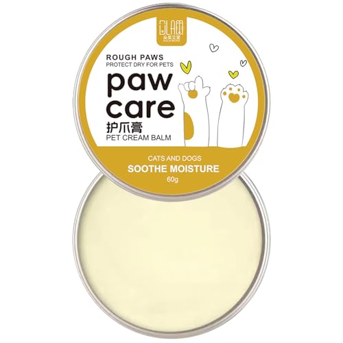 Qeepucak Cera para patas de perro, crema para gatos y perros, protectores de patas de perro Licksafe – hidratante, eficaz y seguro, orgánico y natural – crea una barrera invisible, protege de grietas