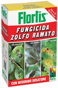 flortis Sulphur Fungicide Auburn 100 gr Against Powdery Mildew Rust Scab