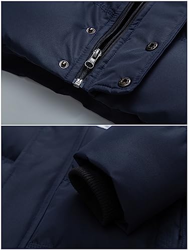 Image of Men's Puffer Jacket Waterproof Winter Parka jacket Warm Thicken Ski Coat