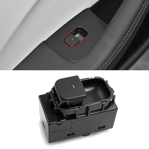 Image of Jaronx for Tesla Window Switch for Model 3 2021-2024 / Model Y 2020-2024 | Front Right Passenger side /Rear Door Power Window Control Switch Replace for 1081038-02-F, 1081038-02-E (Matte Black)
