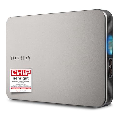 Toshiba Canvio Flex 1TB - tragbare Externe 2,5\'\'-Festplatte (HDD) für Mac, Windows PC, Smartphone und Tablet, kompatibel mit den meisten USB-C- und USB-A-Geräten, warmes Silber (HDTX210ESCAA) Toshiba Canvio Flex 1TB - tragbare Externe 2,5\'\'-Festplatte (HDD) für Mac, Windows PC, Smartphone und Tablet, kompatibel mit den meisten USB-C- und USB-A-Geräten, warmes Silber (HDTX210ESCAA)