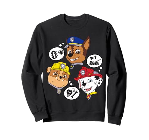 Sweatshirt Paw Patrol Pup Trio en coton doux pour la peau sensible