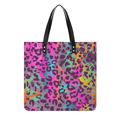 Sac shopper léopard xl : le grand tote bag pour tout transporter avec style