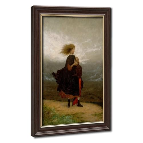 Affiche sur toile Eastman Johnson The Girl I Left Behind Me Cadre 61x91cm