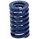 MroMax Federstahl-Spiralform, 1,8 cm Außendurchmesser, 3 cm lang, 2 Stück, Blau