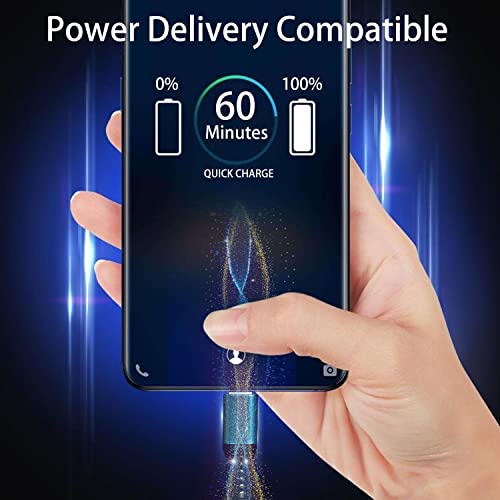 Dem.lorida Usb C To Usb C Cable, [6Ft, 3-Pack 60W] Pd 3.0 Usb C Cable Fast Charging Compatible With Samsung Galaxy S22/Z Fold/Z Flip, Google Pixel 7/6A, Ps5, Switch, Etc. #TOP2