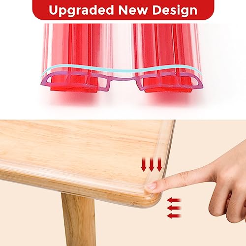 Image of Edge Protector for Baby Proofing, Baby Corner Protector Guards Clear Silicone Soft Corner Protectors with Pre-Taped Adhesive 6.6FT