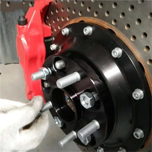 Adaptateur moyeu de roue 40mm noir élargi pour Fiat 500L 2pcs