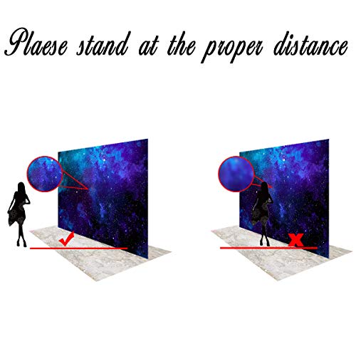 Fuermor Space Stars Background 10X7Ft Blue Starry Sky Photography Backdrop Studio Photo Props Room Mural Gefu553 #TOP3
