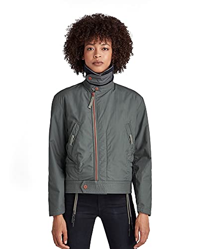 G-Star Raw Vintage Short Jacke, Chaquetas Para Mujer, Gris Graphite D20108-A790-996 , L G-Star Raw Vintage Short Jacke, Chaquetas Para Mujer, Gris Graphite D20108-A790-996 , L