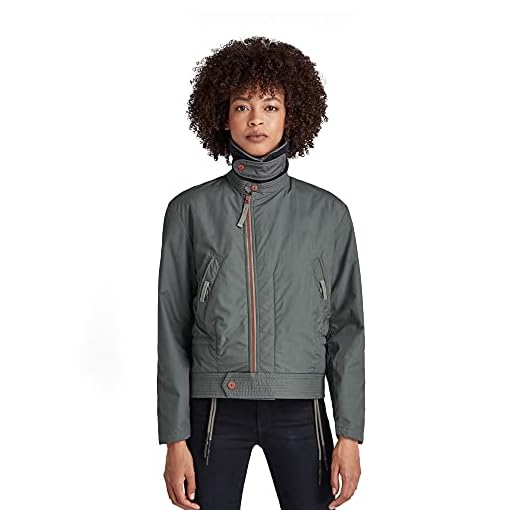 G-STAR RAW Dam vintage kort jacka, Grå (grafit A790-996), S
