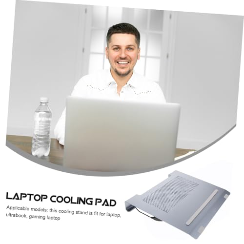 Base para portátil SEWACC aluminio con ventiladores LED miniatura 3