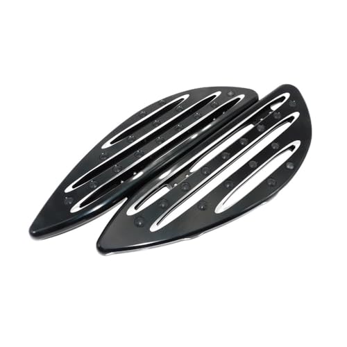 Repose-pieds moto arrière passager et pédale avant pour moto custom noire