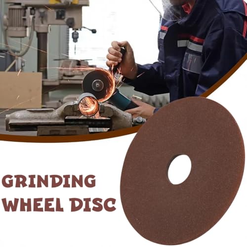 105mm x 22mm Kettensäge Schleifrad,Schleifscheibe 3/8325 Teilung Kettensäge spitze Brokatschleifscheibe, geeignet zum Schneiden und Polieren von Kettenkanten