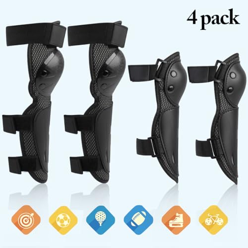 JUSTDOLIFE Kids Dirt Bike Gear 5pcs Armor Jacket-Knee & Elbow Pads Chest Protector