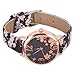 KOMBIUDA Reloj de Pulsera Mujer Elegante con Diseño de de Ciruelo Cuarzo Cómodo y Duradero para Ocasiones Especiales Imagen de KOMBIUDA Reloj de Pulsera Mujer Elegante con Diseño de de Ciruelo Cuarzo Cómodo y Duradero para Ocasiones Especiales