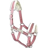halfter selber machen paracord Größen: PON, VB, WB LiLa-Pferd Waldhausen Halfter Elegant Hellrosa - mit Namensschild - Fellpolster, 2fach verstellbar (VB)