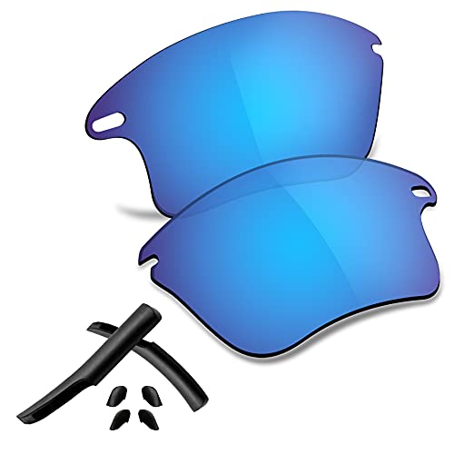 Image of Polarized Replacement Lenses & Rubber Kits for Oakley Fast Jacket XL OO9156 Sunglass