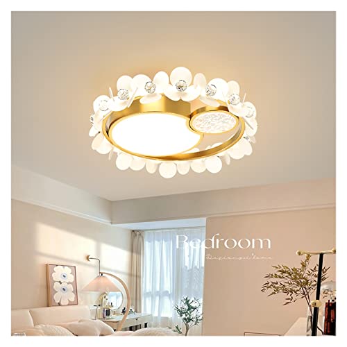 Lustre en cristal LED plafonnier salon sans éblouissement blanc - 7