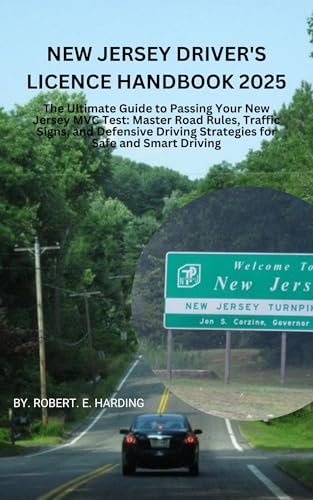 New Jersey driver's license handbook 2025: The Ultimate Guide to Passing Your New Jersey MVC Test: Master Road Rules, Traffic Signs, and Defensive Driving ... (DMV) with possible questions and Answers)