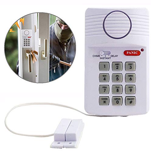 Wireless Home Security Burglar Alarm Garage Shed Caravan Defender with Keypad Fit