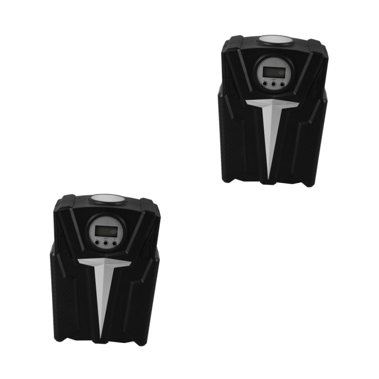 OUNONA 2 Piezas Bomba de compresor de Aire Bomba de inflado portátil Auto Inflador de neumáticos portátil Inflador de neumáticos con Pantalla Digital compresor de Aire portatil Black